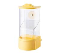 Zuoeay Automatic Not Mess Bird Feeder Clear Parrots Food Holder Container for Cage Reducing Waste for Small Birds Clear Bird Food Container