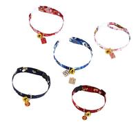 Zuoeay Blessing Embroidered Necklace Cats Collars Pet Festive Collar Elegant Embroidered Festive Necklace Princess Collar Pet Jewelry Dogs Charm Bulk