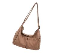 Zuoeay Canvas Messengers Bag Large Crossbody Shoulder Handbag with Multiple Pocket Aesthetic Travel Work Bags Handbag Canvas Messengers Bag Large Crossbody Bag for Women Men