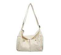 Zuoeay Canvas Messengers Bag Large Crossbody Shoulder Handbag with Multiple Pocket Aesthetic Travel Work Bags Handbag Canvas Messengers Bag Large Crossbody Bag for Women Men