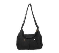 Zuoeay Canvas Messengers Bag Large Crossbody Shoulder Handbag with Multiple Pocket Aesthetic Travel Work Bags Handbag Canvas Messengers Bag Large Crossbody Bag for Women Men