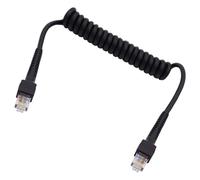 Zuoeay Cat6 Gigabit Spring Ethernet Cable 8 Cored Fast Speed Networking Wire For Security Camera And Router Connection Spring Networking Cable For CCTV