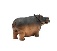 Zuoeay Delicate Aquariums Landscape Artificial Hippo Terrarium Landscape Shrimp Tree Statue Aquariums Habitat Decors Resin Hippo Oxygen Pumps Ornament Resin Fish Tanks Bubbler Decors