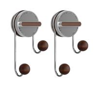 Zuoeay Drill-Free Wall Hooks Spherical Suction Cup ABS Rustproof Holds Weight for Smooth Surfaces Home Organization Damage Frees Wall Hooks