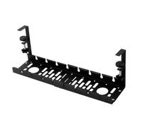 Zuoeay Easy Installation Under Desk Cable Tray with 20lb Capacity Expandables Storage for Power Strips and Adapters Child Safe Under Desk Wire Management