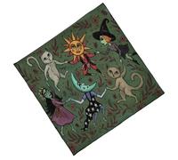 Zuoeay Elegant Velvets Tablecloth Portables Divination Mats With Mystical Artwork For Spiritual Meditations And Home Decoration Easyly Clean Tarots Ceremony Cloth