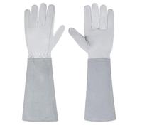Zuoeay Flexible Grip Gardening Gloves Abrasion Resistant Leather Long Cuffs For Precise Handling And Protections Long Gardening Gloves
