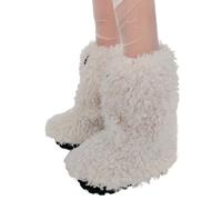 Zuoeay Furs Leg Warmer Winter Furry Long Boot Cuffs Fuzzy Party Costume For Holiday Festival Performances Play Faux Furs Fuzzy Long Boots Shoes Cuffs Cover Warm Furry