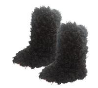 Zuoeay Furs Leg Warmer Winter Furry Long Boot Cuffs Fuzzy Party Costume For Holiday Festival Performances Play Faux Furs Fuzzy Long Boots Shoes Cuffs Cover Warm Furry