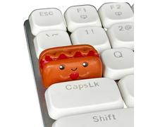 Zuoeay Handmade 3d Printed Resin Keycaps with Realistic Fast Food Pattern for Mechanical Keyboards Lightweighted and Durability Food Themed Keycaps for Typing