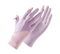 Zuoeay Ice Silk Cycling Gloves For Women & Men Lightweight Breathable Nonslip Sun Conservation Outdoor Sports Riding Nonslip Ice Silk Bicycles Riding Gloves
