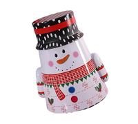 Zuoeay Metal Container With Lid For Gift Giving Holiday Treats Holidays Cookie Boxes Christmas Decors Tins Tins With Lid For Gift Giving