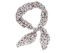 Zuoeay Modern Leopards Print Scarf Decorative Headscarf Hair Wrap Neckerchief Must Have Accessory For Fashion Forward Girls Stylish Women's Accessory