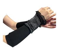 Zuoeay Modern Women's Arm Covers Blossomy Lace Detailing Light Polyster Sun Blocking And Flexible Formatting Office Outdoor Arm Sleeves Women