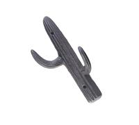 Zuoeay Multipurpose Bathroom Towel Storage Hook Unique Cactus Shaped Iron Hook Easy Install Hanger for Stylish Home Decoration Iron Double Hook