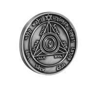 Zuoeay Mystical Alloys Meditations Coin For Spiritual Altars Energy Protections & Home Decor Gifts Tabletop Decorative Coin