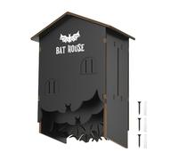 Zuoeay Outdoor Bat Habitat House Weather Resistant Bat Shelter with Smooth for Yard or Patios Mounting Wildlife Conservation Bat Box