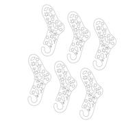 Zuoeay Pack of 6 Wooden Knitting Sock Holders Display Tools Practical Adjustable Blockers for Home Use Multi Pack Molds