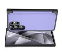 Zuoeay Protective Case Builtin Card Storage Kickstands Shield Anti Smudges Matte Finish for S22 Baby Skin Finish Case