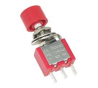 Zuoeay PS102 3Pin 6PinAutomatic Reset Small Push Switches 5A120VAC 2A250VAC ABS Metal Construction Toggle Momentary Switches For Home Electronics