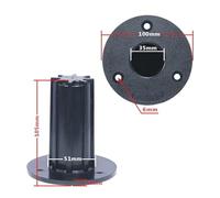 Zuoeay Studio Speakers Stand Top Hats Mount with 6mm Mounting Hole Bracket for Secure Sound Equipment Installation Speakers Repair Parts Accessories