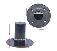 Zuoeay Studio Speakers Stand Top Hats Mount with 6mm Mounting Hole Bracket for Secure Sound Equipment Installation Speakers Repair Parts Accessories