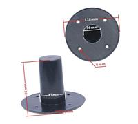 Zuoeay Studio Speakers Stand Top Hats Mount with 6mm Mounting Hole Bracket for Secure Sound Equipment Installation Speakers Repair Parts Accessories