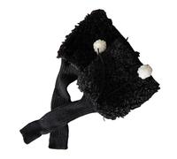 Zuoeay Sweet Bowknot Plush Furry Knitted Leg Warmers For Women Winter Boot Toppers Fuzzy Covers Footless Socks Streetwear Cute Bows Sleeves