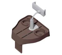 Zuoeay Travel Friendly Adjustable Portable Pool Phone Mount and Drink Holder Waterproof Design for Swimming Pool Entertainment ABS Poolside Phone Holder with Cup Stand