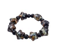 Zuoeay Unique Ceramic Elastic Jewelry with Cats Designs Stylish Accessory for Women Elastic Wristband