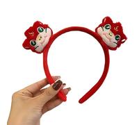 Zuoeay Unique Embroidery Snake Headband For Traditional Chinese Spring Festival Celebration Snake Hairhoop For Various Occasion Party Gathering Headband