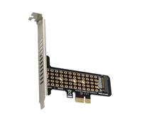 Zuoeay Versatility PH41X1 NVME Solid Disk To PCIeX1 Adapter Card For M Drives With Cooling Designs And LED Indicators M SSDs Converters