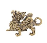Zuoeay Vintage Brass Fengshui Dragon Statue For Wealth And Luck Ornaments For Desk Car Home Offices Symbol Sculpture Wealth Figurine