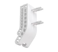 Zuoeay Wall Mounted Battery Dispenser Organizes 10 2A and 10 3A Batteries Vertical Storage with Double Installation Methods Battery Holder