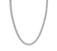 Zuofan Men Sturdy Cuban Chain Necklace - 6.5mm 24" Stainless Steel Silver for All Ages