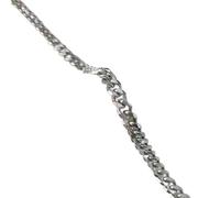 Zuofan Men Sturdy Cuban Chain Necklace - 7mm 24" Stainless Steel Silver for All Ages