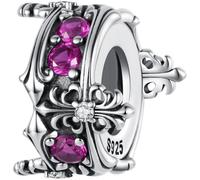 ZUOHUI 925 Sterling Silver Halloween Charms Set for Pandora Bracelet | Gothic Dangle Pendant Set fits Troll Biagi Chamilia Spider Skull Cathedral Beads Gift for Her Birthday