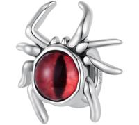 ZUOHUI 925 Sterling Silver Halloween Charms Set for Pandora Bracelet | Gothic Dangle Pendant Set fits Troll Biagi Chamilia Spider Skull Cathedral Beads Gift for Her Birthday
