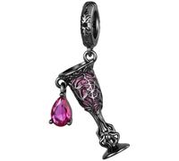 ZUOHUI 925 Sterling Silver Halloween Charms Set for Pandora Bracelet | Gothic Dangle Pendant Set fits Troll Biagi Chamilia Spider Skull Cathedral Beads Gift for Her Birthday