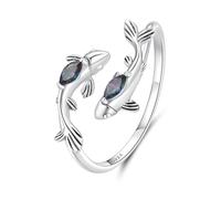 ZUOHUI Amazon UK Listing: Vintage Zodiac Adjustable Open Ring for Women, 925 Sterling Silver Stackable Band with Constellation Designs for Daily Wear & Special Occasions(SCR1150)