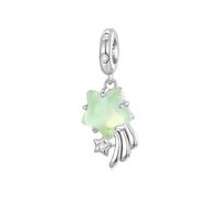 ZUOHUI Copper Plated Planet Star Beads Charm for Pandora Bracelet