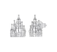 ZUOHUI S925 Sterling Silver Fairy Castle Stud Earrings for Women, Romantic 3D Dreamy Design Hypoallergenic Gift, Office Wedding Travel Accessory