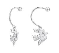 ZUOHUI S925 Sterling Silver Front & Back Bird Stud Earrings for Women, Hypoallergenic Nickel-Free, Fresh Sweet Style Lightweight Earrings