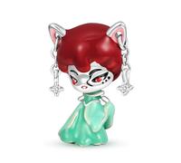 ZUOHUI Women’s DIY 925 Sterling Silver Ariel Princess Charm - Disney-Inspired Jewelry Making Accessory for Bracelets & Necklaces | Gift for Birthdays, Mother’s Day & Disney Fans