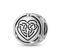ZUOHUI Women's 925 Sterling Silver Celtic Motherhood Knot Charms Bead Pendant for Pandora Bracelet