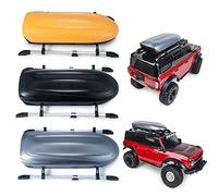 ZuoLan 1/10 RC Car Roof Luggage Case Top Suitcase Box for TRX4 SCX10 1:10 RC Crawler Car Upgrades Accessories (Yellow)