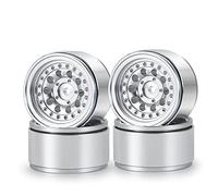 ZuoLan 4 pieces Aluminium Alloy RC Rims Beadlock Wheel Rims for all 1/24th axial SCX24 AXI90081 Deadbolt RC crawler car upgrades accessories