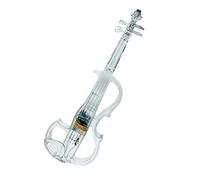 ZUOMU 4/4 Electric Violin Transparent Body With Led Light Violin Bow Luminous Clear Electronic Performance Violin Beginner Set (Color : 1)