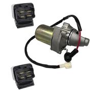 Zuoo Motor & Relay For Atv Lt80 Quadsport 1987-2006 Atv Kfx80 2003-2006, 31100-40b01 31100-40b00