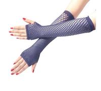 zuousxbs Comfortable Stretch Mittens Long Punk Gloves Fishing Net Elastic Meshes Gloves For Fishing And Construction Site Protective Handwear